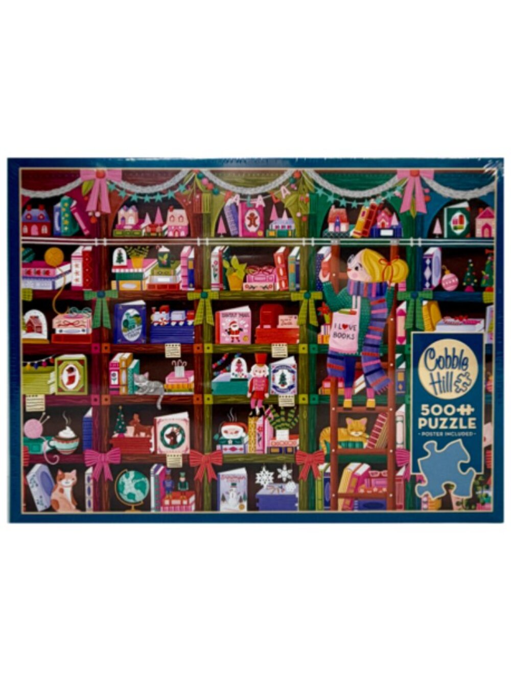 NEW Cobble Hill Holiday Browsing 500 Piece Puzzle Christmas
